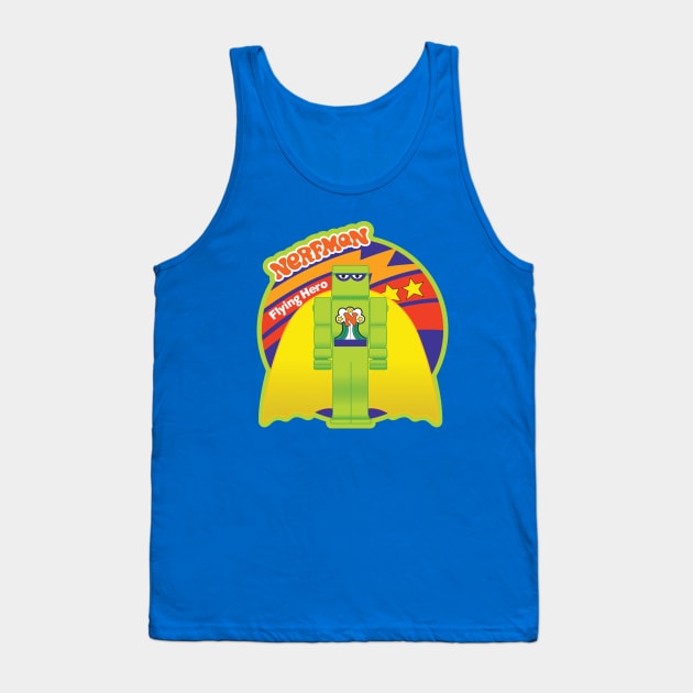 Nerfman Flying Hero Tank Top by Chewbaccadoll